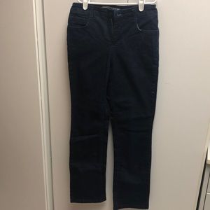 JONES NEW YORK LEXINGTON STRAIGHT DARK BLUE JEANS